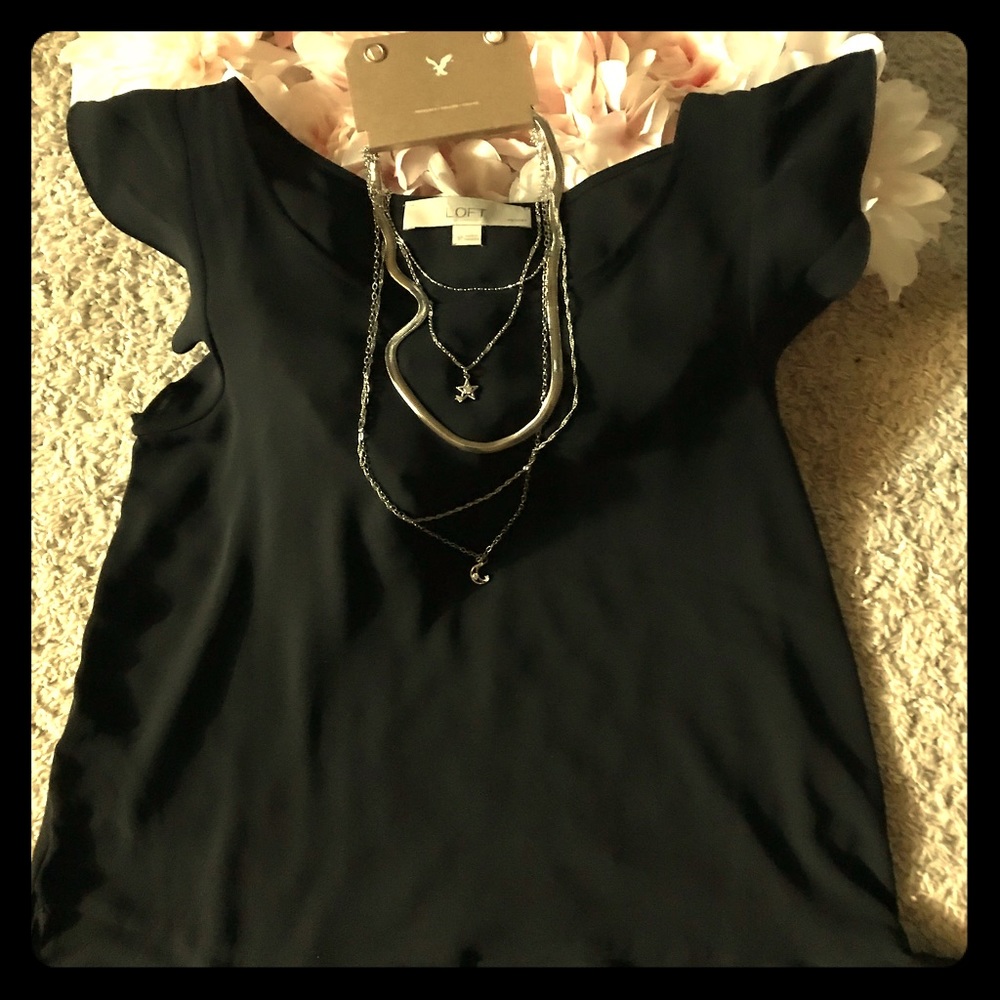 Brand New Silver Layered Necklace